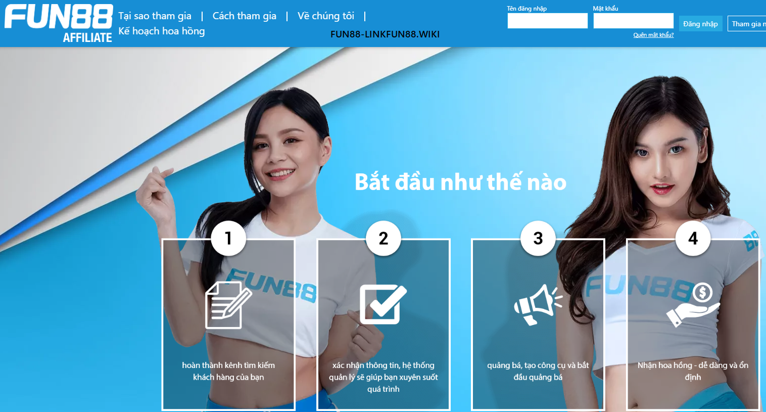 Trở thành đại lý fun88