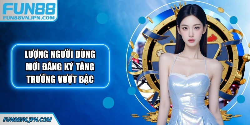 Lượng người dùng mới đăng ký tăng trưởng vượt bậc Lượng người dùng mới đăng ký tăng trưởng vượt bậc